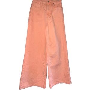BDG Peach Dreamcicle A-line Wide Leg Jeans Wide Leg Urban Outfitters sz 27